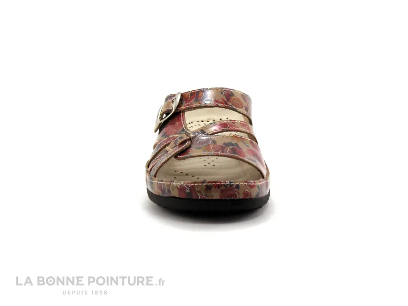 Achat chaussures Pedi Girl Femme Mule, vente Pedi Girl LOW VERNIS - Rose vernis - Mule confort Femme