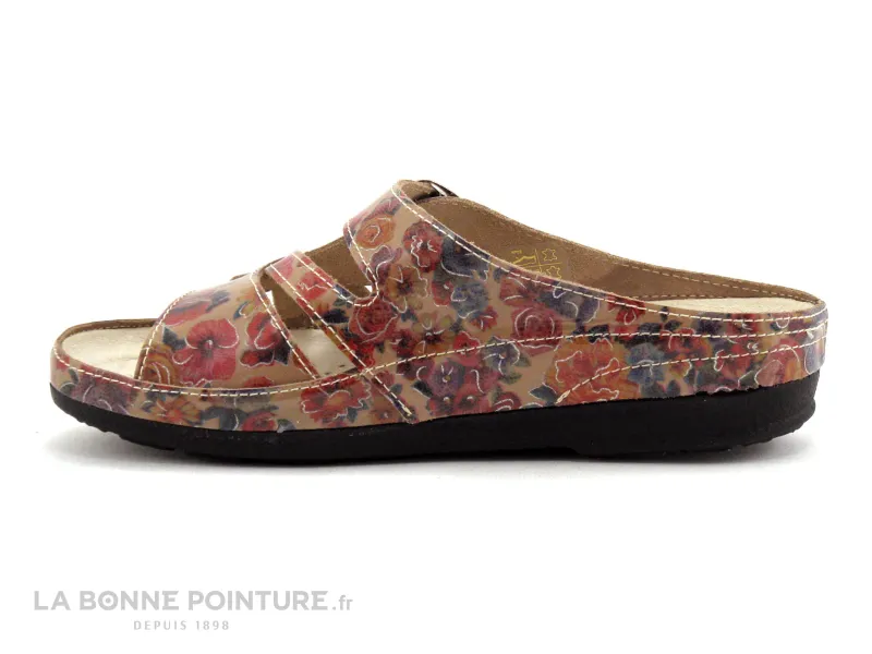 Achat chaussures Pedi Girl Femme Mule, vente Pedi Girl LOW VERNIS - Rose vernis - Mule confort Femme