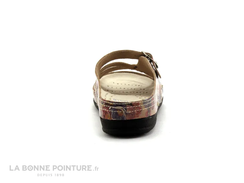 Achat chaussures Pedi Girl Femme Mule, vente Pedi Girl LOW VERNIS - Rose vernis - Mule confort Femme