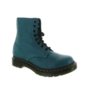 bottines et boots - Casual - femme - Cuir - Bleu - Doc martens