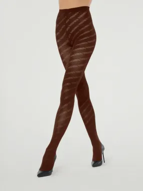 Monogram Jacquard Tights
