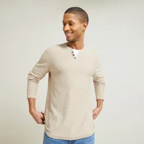 Pull col tunisien 2 en 1 Ecru | Jules