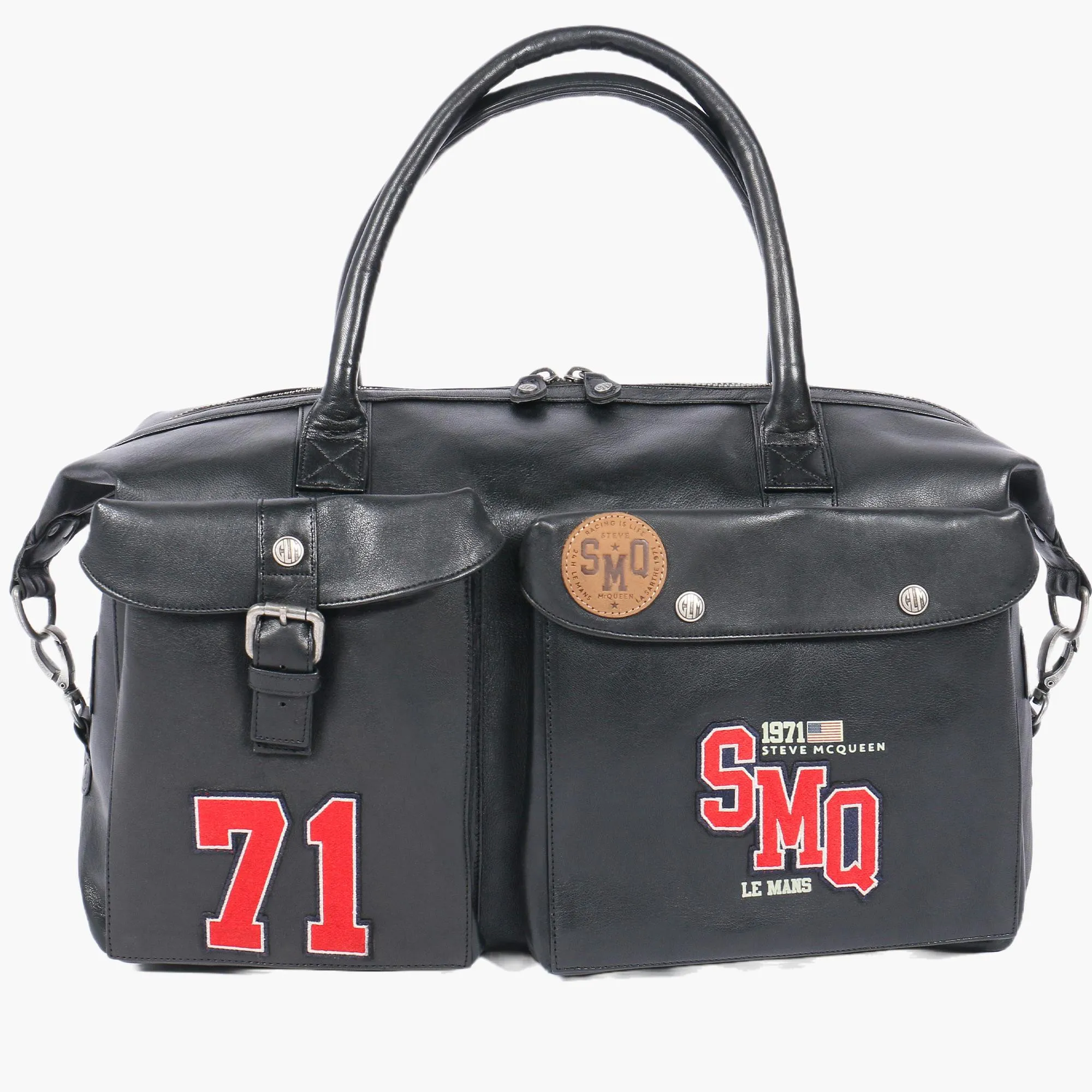 Sac en Cuir 48h Stahler - STEVE MCQUEEN X LE MANS