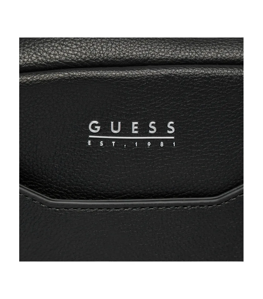 Sacoche Guess avec bandoulière tissu noire