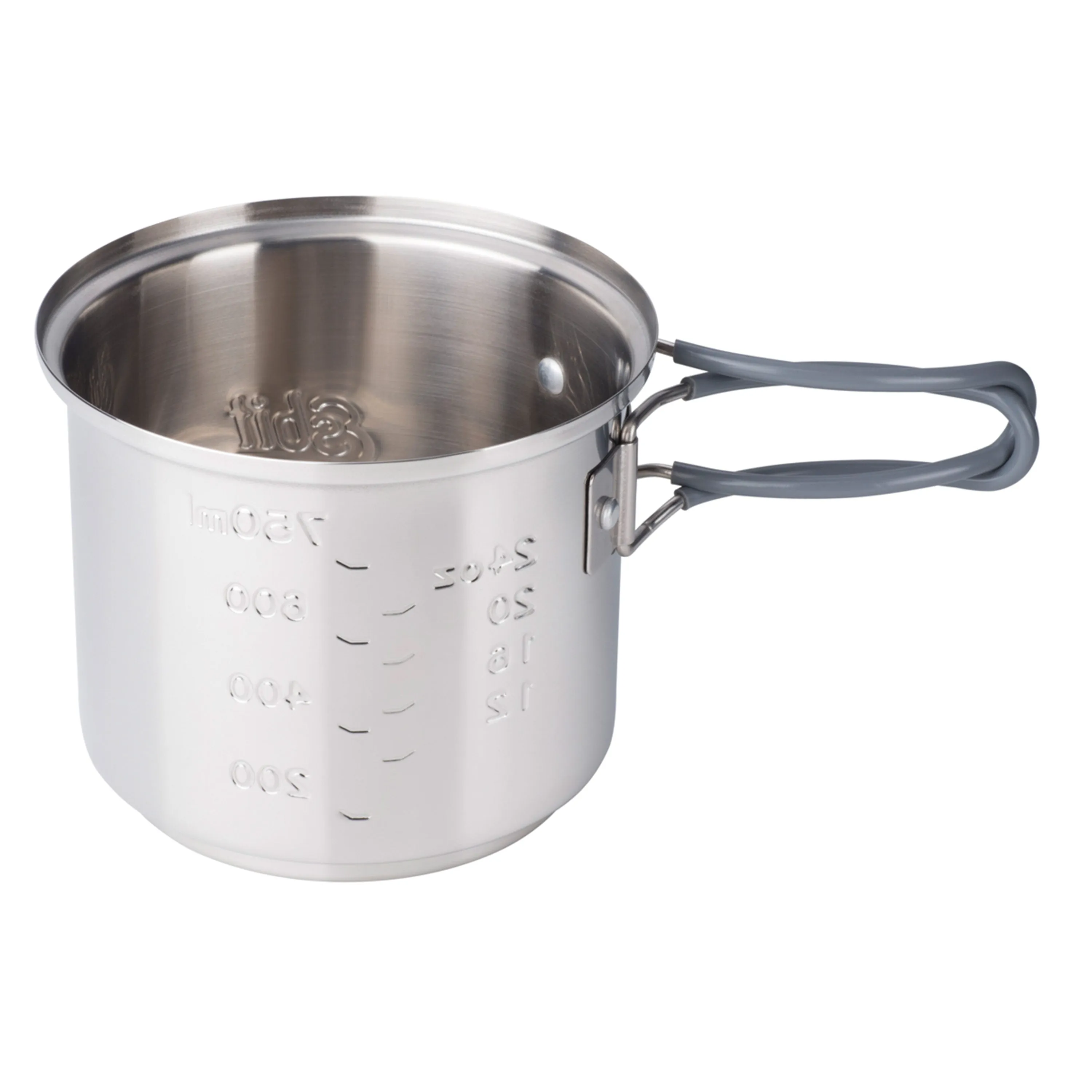 Set réchaud à alcool acier inoxydable